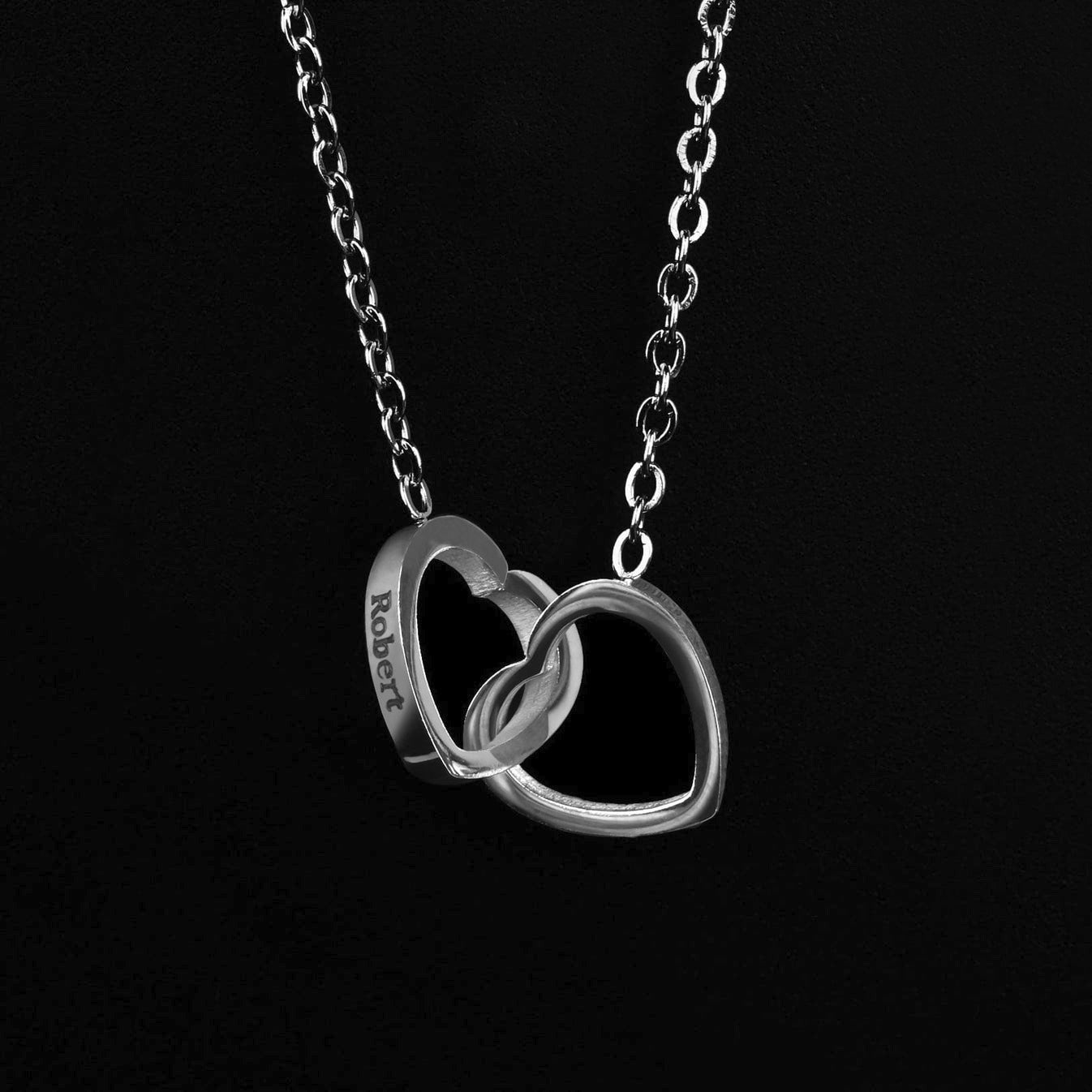 Eternal Rose Box W/ Personalized Necklace