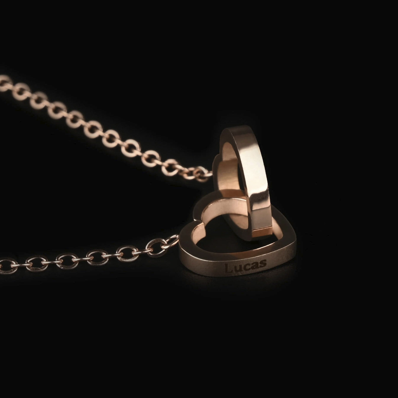 Eternal Rose Bear w/ Personalized Necklace