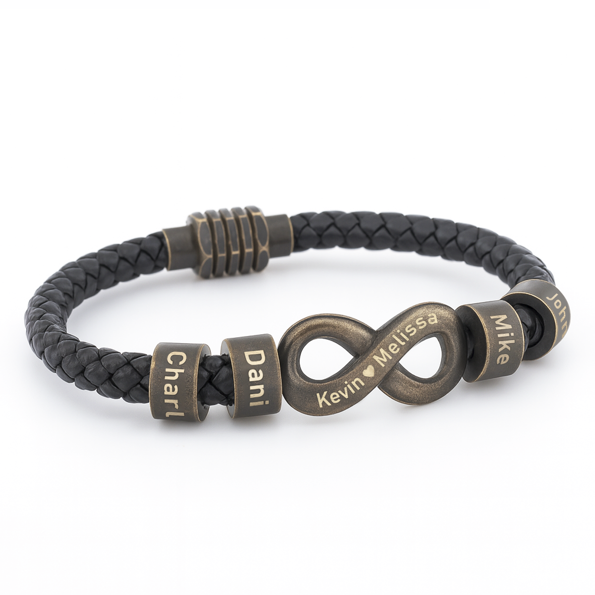 Infinity Name Bracelet - For the Man Who Holds Us Together
