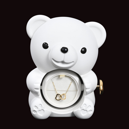 Eternal Rose Bear w/ Personalized Necklace