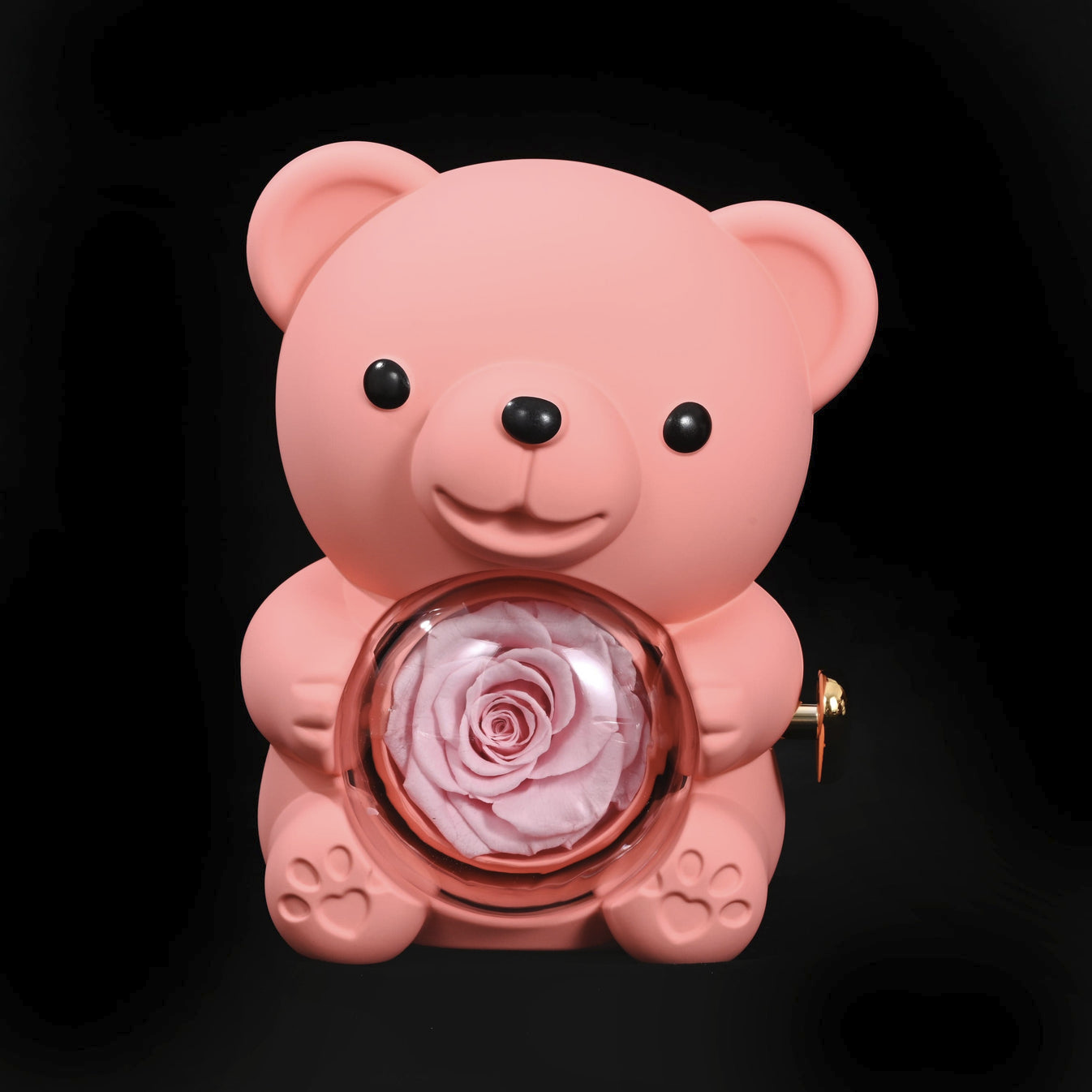 Eternal Rose Bear w/ Personalized Necklace