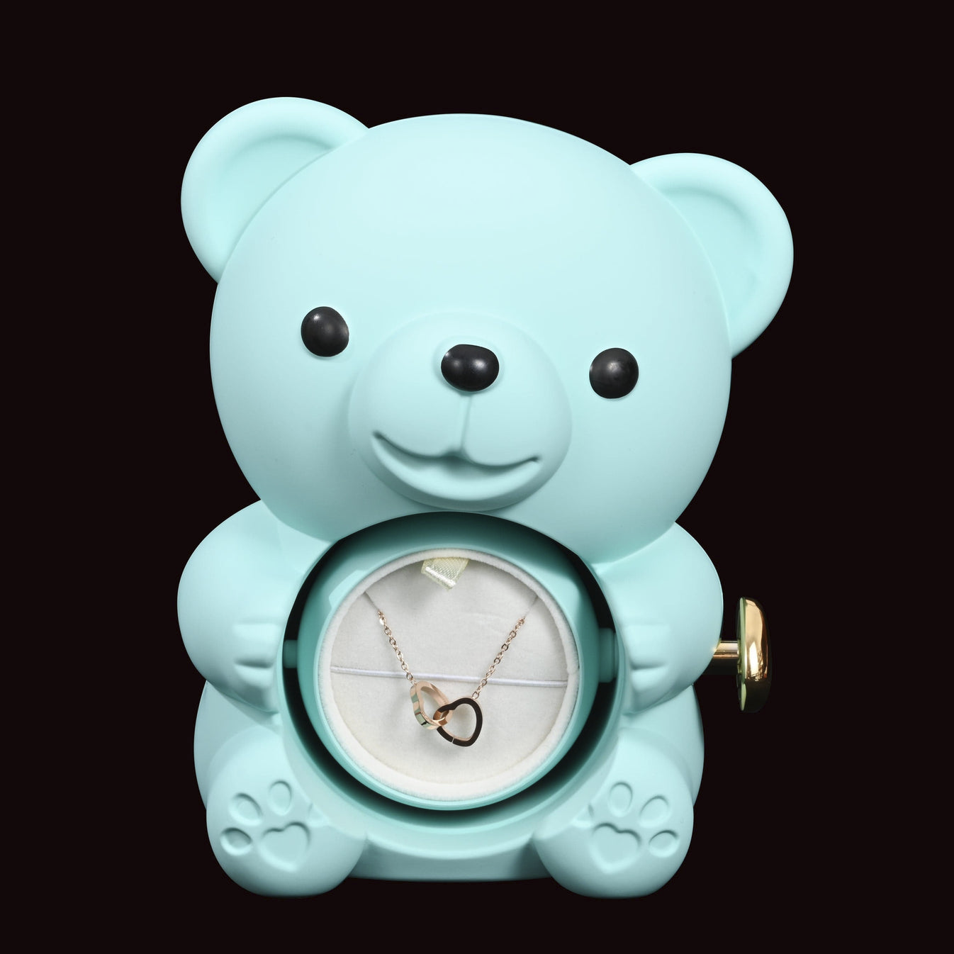 Eternal Rose Bear w/ Personalized Necklace