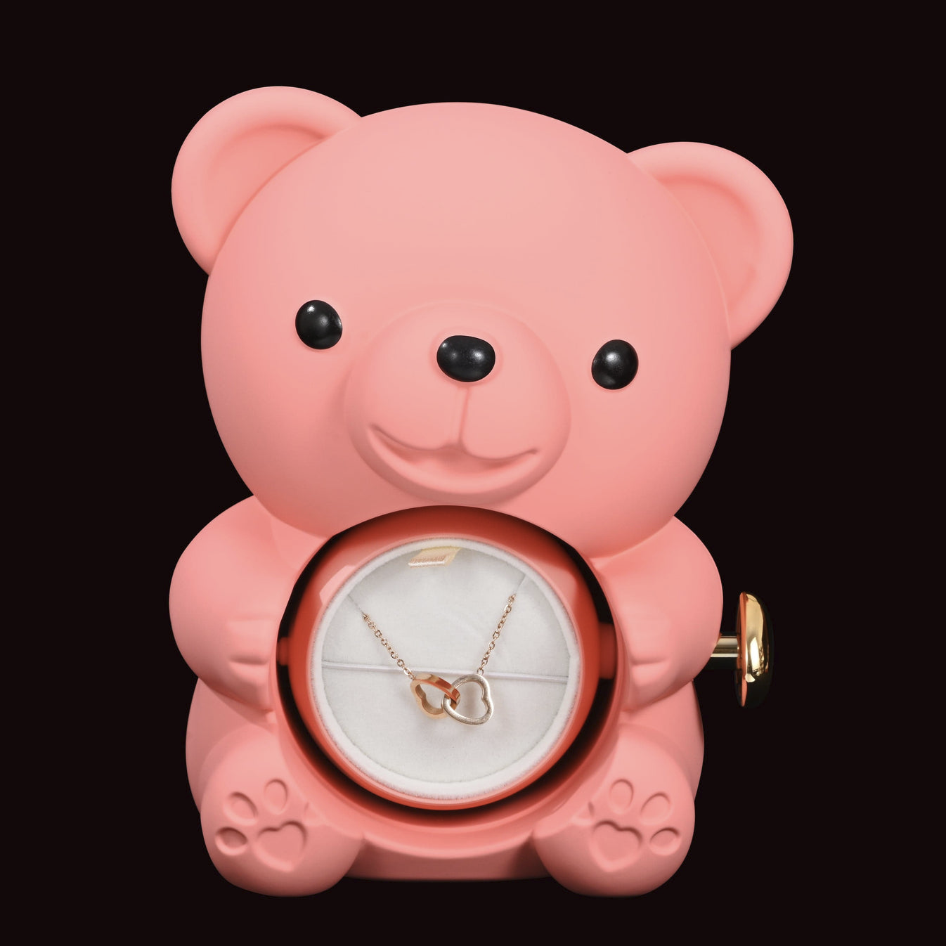 Eternal Rose Bear w/ Personalized Necklace