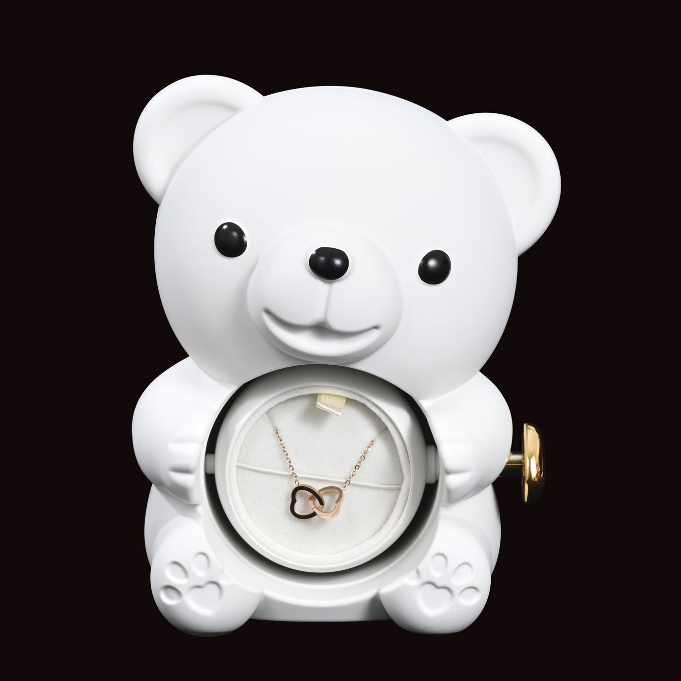 Eternal Rose Bear w/ Personalized Necklace