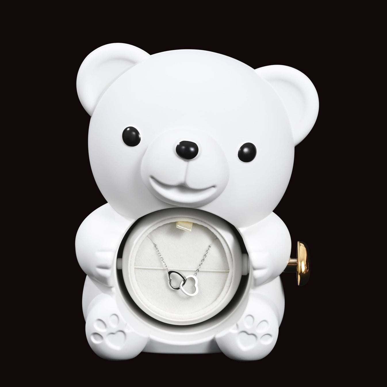 Eternal Rose Bear w/ Personalized Necklace